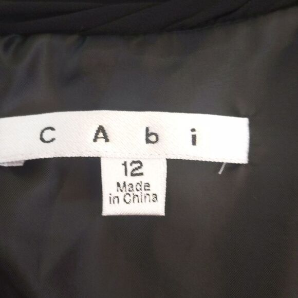 CAbi style #840 Perfectly Chic Little Black Dress, poly/rayon/spandex 12 - Picture 7 of 7